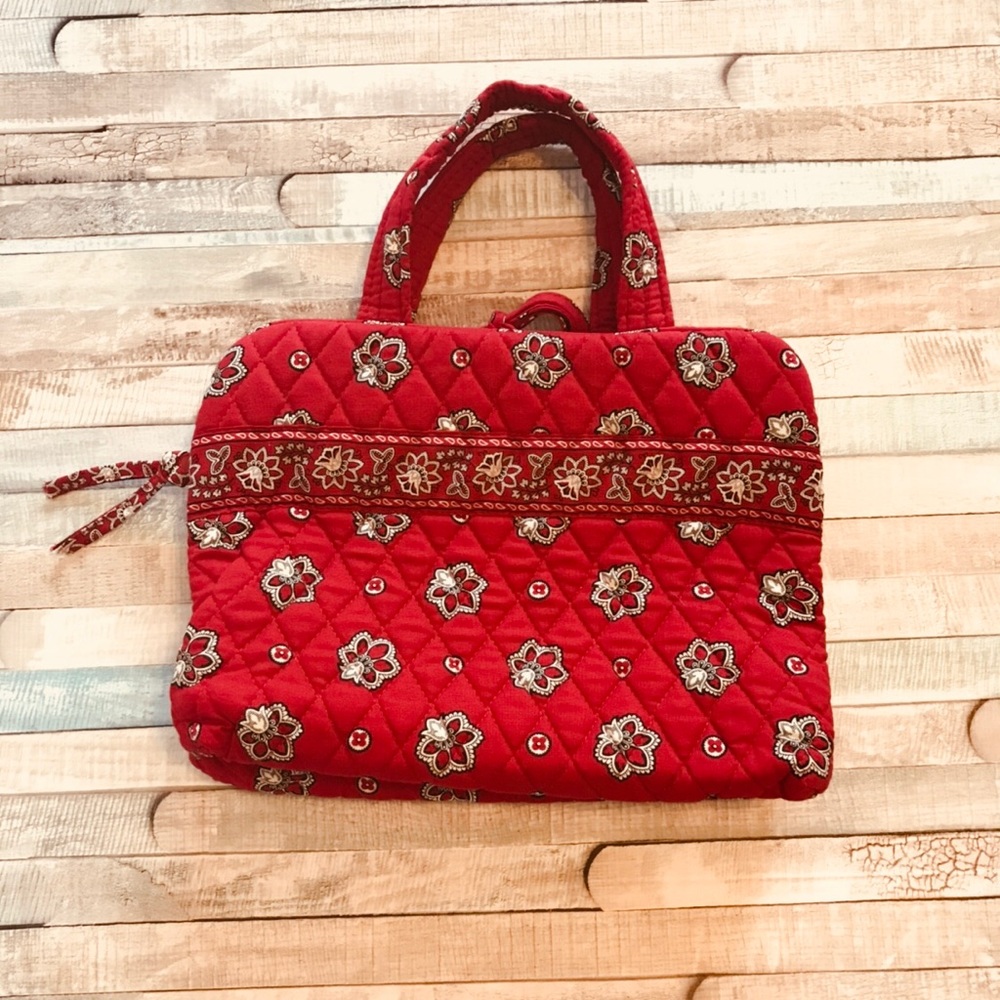 Vera Bradley Red Bandanna Toiletries Bag